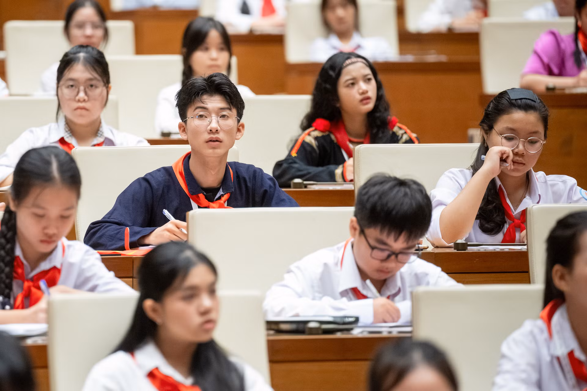 Chủ tịch Quốc hội Trần Thanh Mẫn dự Phiên họp giả định “Quốc hội trẻ em” lần thứ II -1
