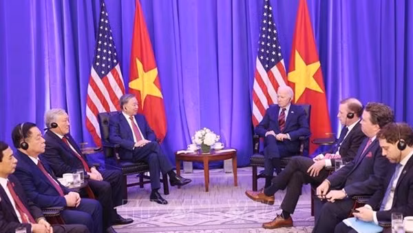 Tổng Bí thư, Chủ tịch nước Tô Lâm gặp Tổng thống Hoa Kỳ Joe Biden