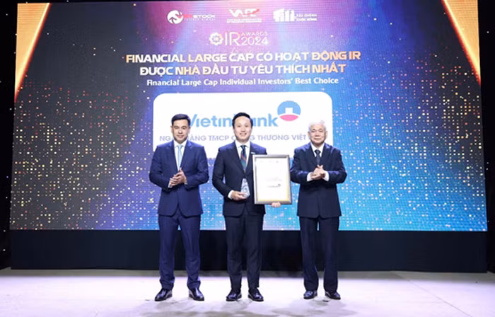 VietinBank (HOSE: CTG) lần thứ hai liên tiếp nhận danh hiệu “Doanh nghiệp niêm yết có hoạt động Quan hệ nhà đầu tư được yêu thích nhất” -0