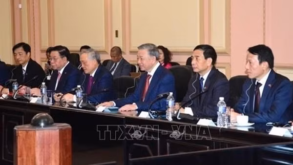 Tổng Bí thư, Chủ tịch nước Tô Lâm hội kiến Chủ tịch Quốc hội Cuba