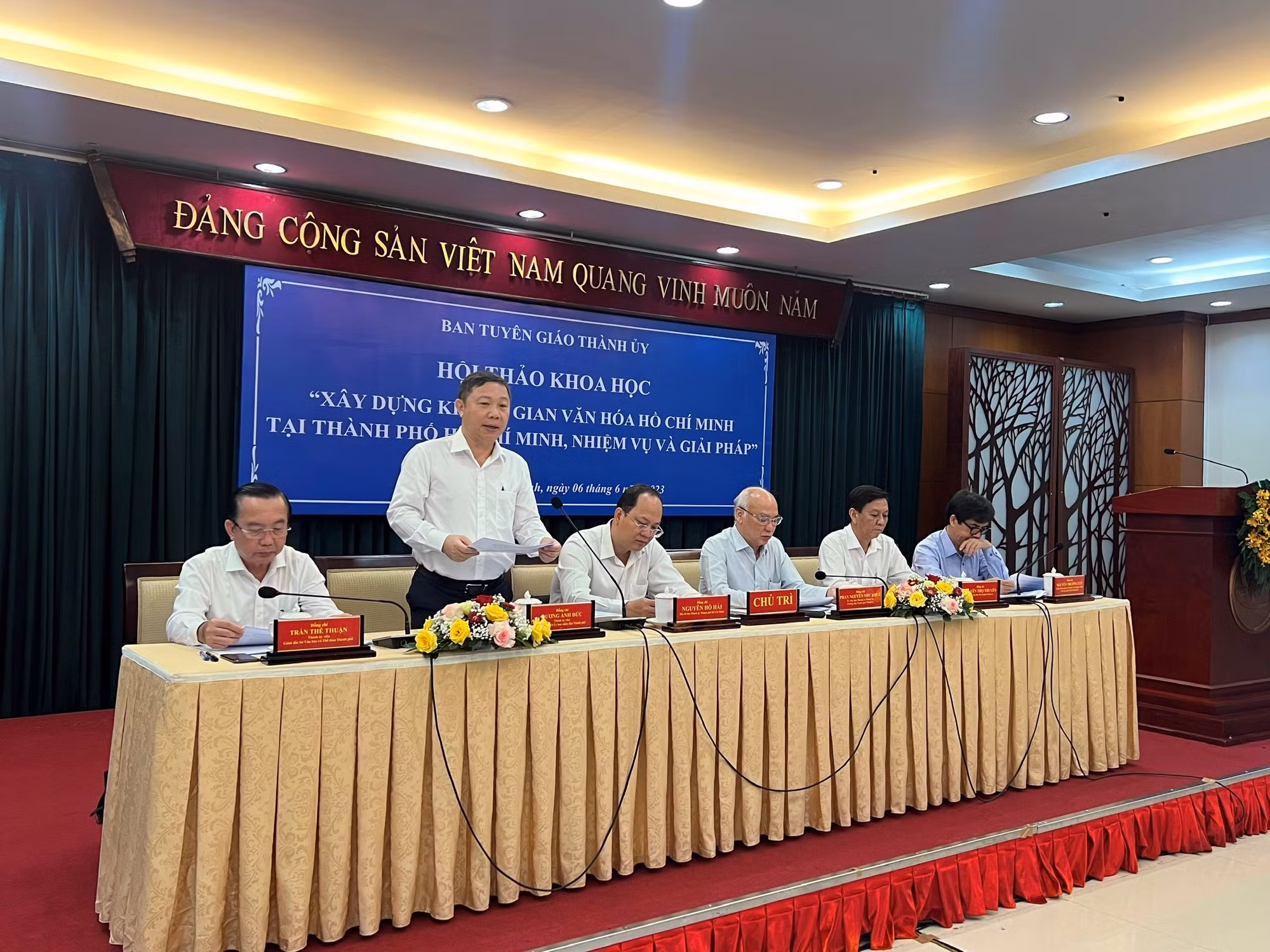 Hội thảo khoa học xây dựng không gian văn hóa Hồ Chí Minh -0