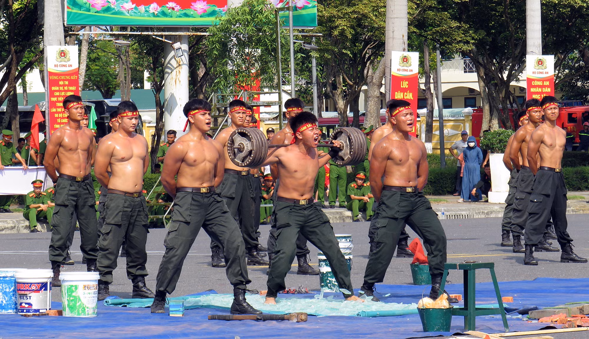 Khai mạc Vòng chung kết Hội thi quân sự, võ thuật cho lực lượng trực tiếp chiến đấu trong CAND -0
