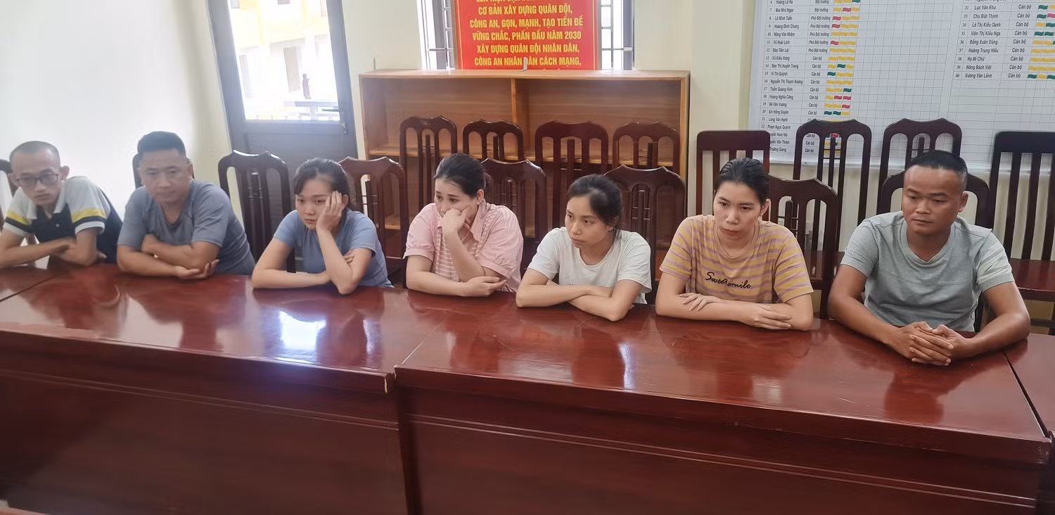 một số đối tượng trong đường dây đánh bạc bị bắt giữ.jpg -0
