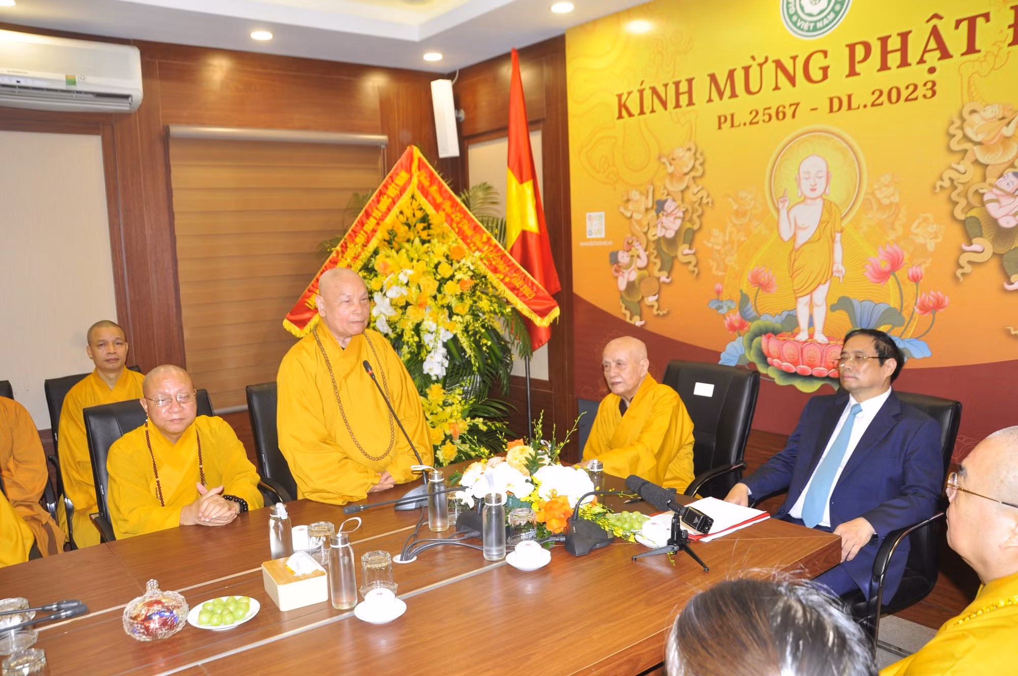 Thủ tướng Phạm Minh Chính chúc mừng Giáo hội Phật giáo Việt Nam nhân nhúng Đại lễ Phật đản -Phật lịch 2567 -0