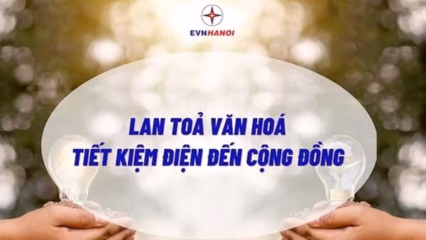 EVNHANOI sử dụng loa phát thanh tuyên truyền tiết kiệm điện