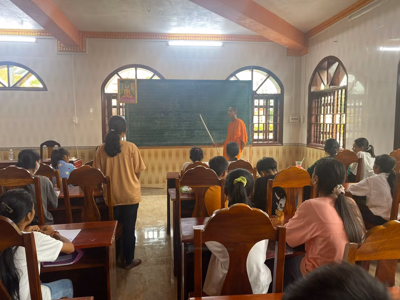 Những lớp học hè đặc biệt của trẻ em Khmer ở Sóc Trăng -0