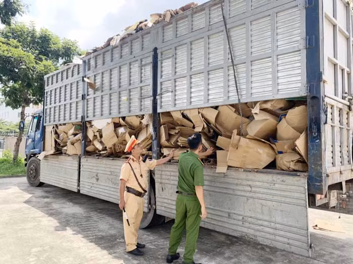 Đường đi của một số chất thải công nghiệp ở Bình Dương -0