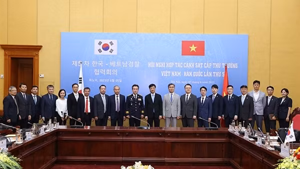 Việt Nam – Hàn Quốc thắt chặt hợp tác hơn nữa trên lĩnh vực Cảnh sát