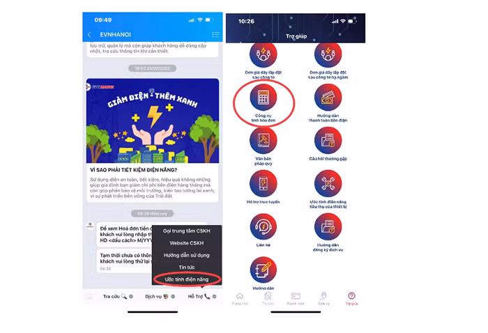 Nhận thông báo tiền điện tự động qua hệ sinh thái chăm sóc khách hàng EVNHANOI -0