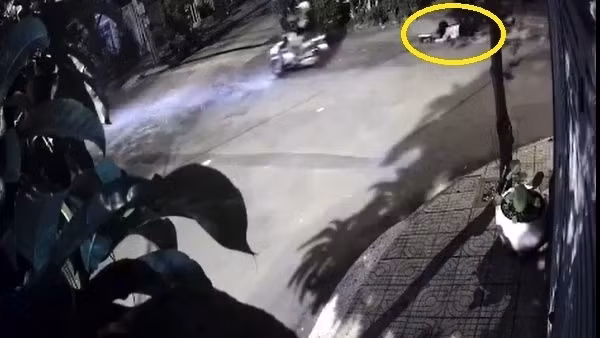 Hai tên cướp túi xách kéo nạn nhân ngã đập mặt xuống đường