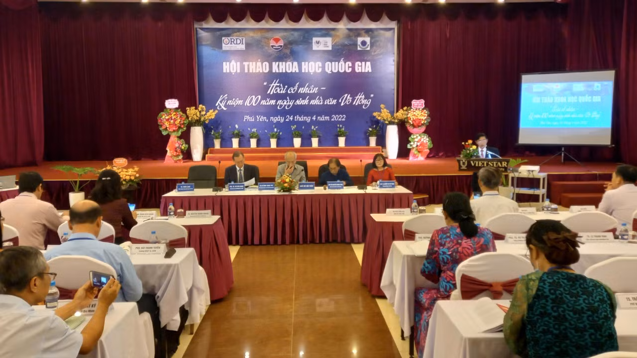 Hội thảo khoa học quốc gia “Hoài cố nhân - Kỷ niệm 100 năm ngày sinh nhà văn Võ Hồng” -0