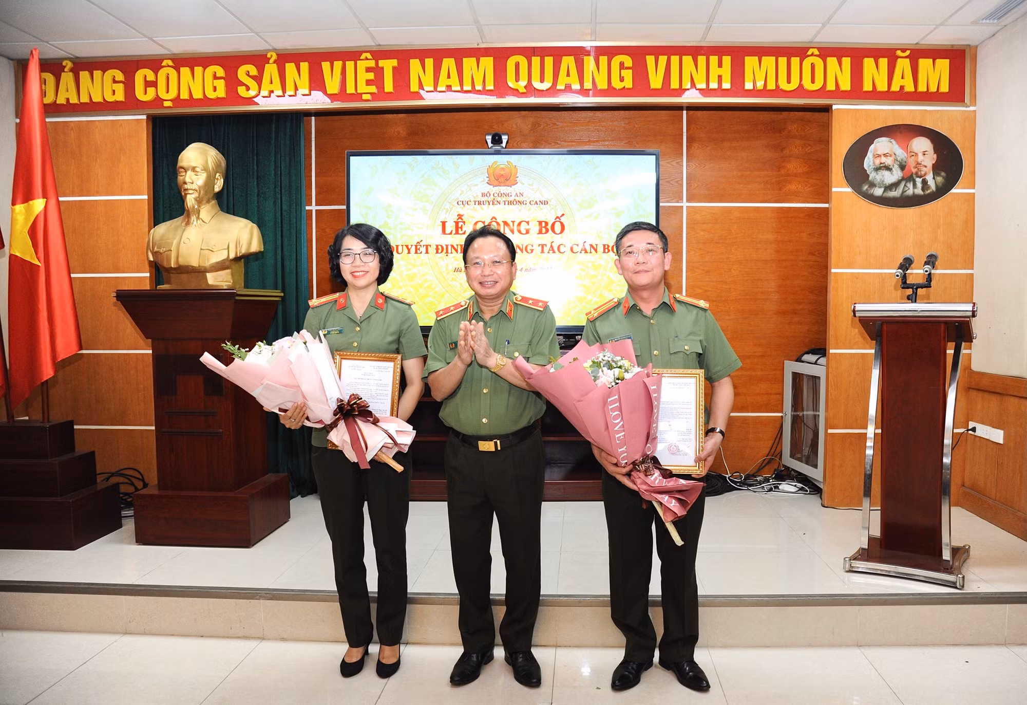 Cục Truyền thông CAND công bố các quyết định bổ nhiệm Phó Tổng biên tập, Phó Giám đốc -0