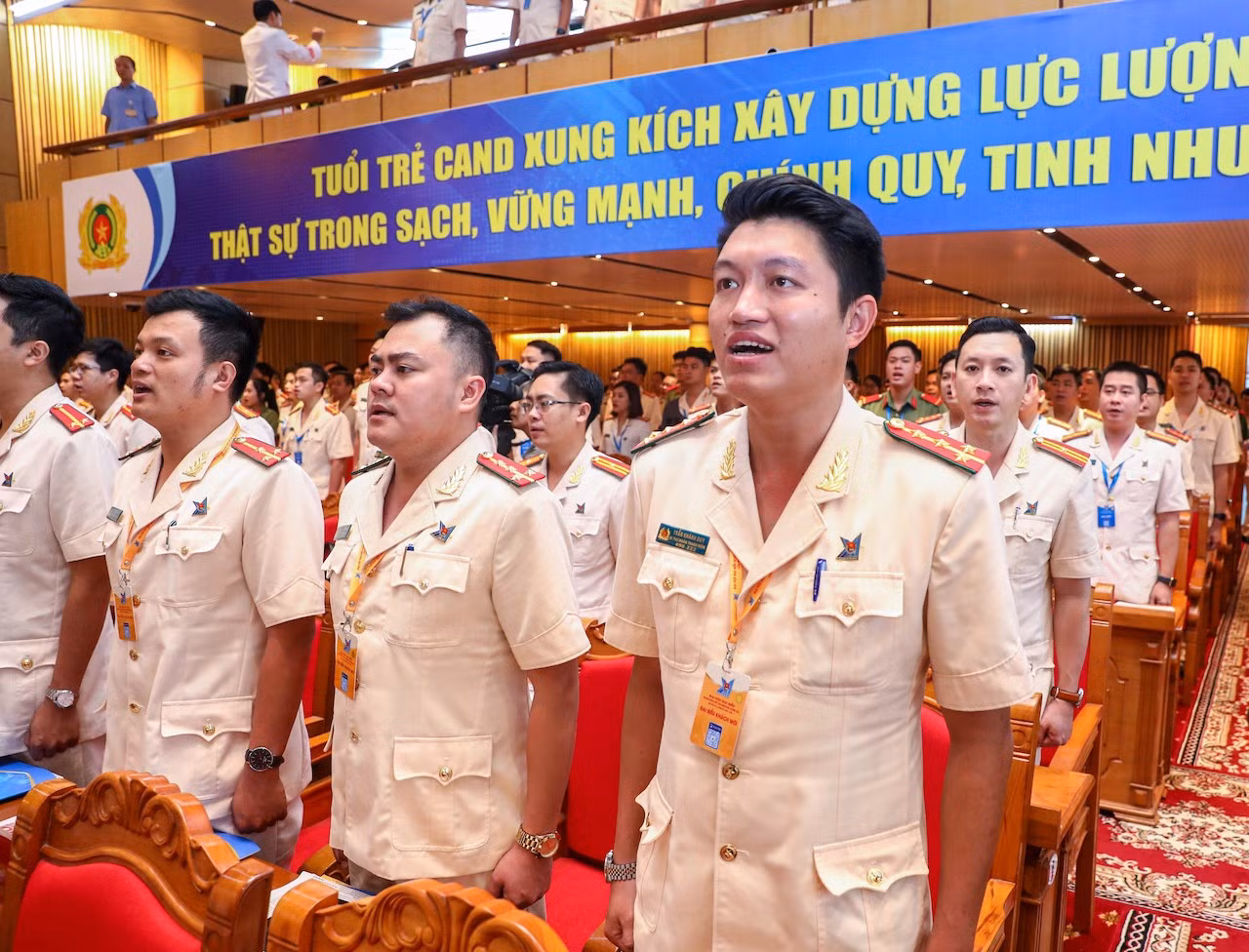 Khai mạc trọng thể Đại hội Đoàn Thanh niên Bộ Công an lần thứ XXII -0