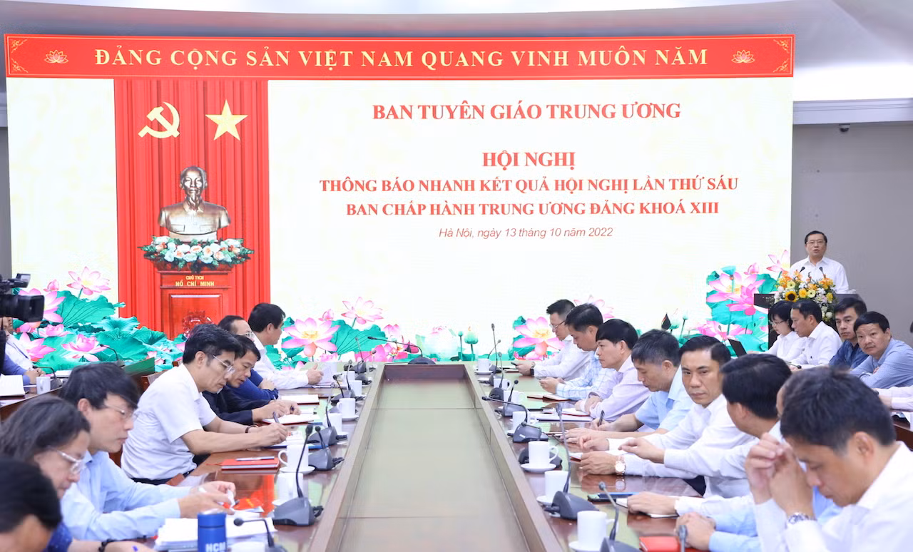 Thông báo nhanh kết quả Hội nghị Trung ương 6 và khai trương Trang baocaovien.vn -1