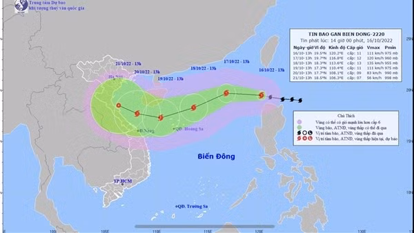 Công an các đơn vị, địa phương chủ động ứng phó với bão Nesat