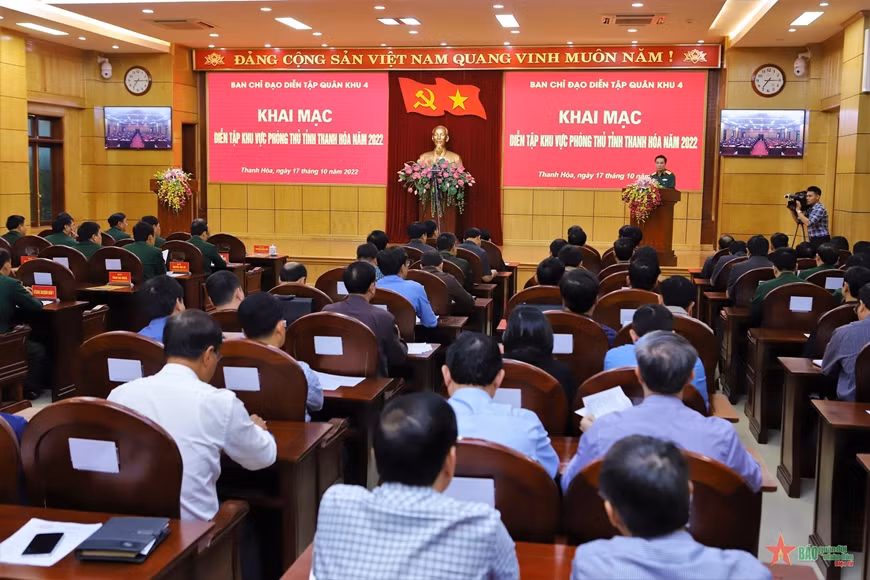 Tỉnh Thanh Hóa diễn tập phòng thủ năm 2022 -0