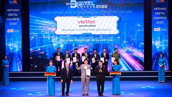 Viettel dẫn đầu Giải thưởng Chuyển đổi số Việt Nam 2022