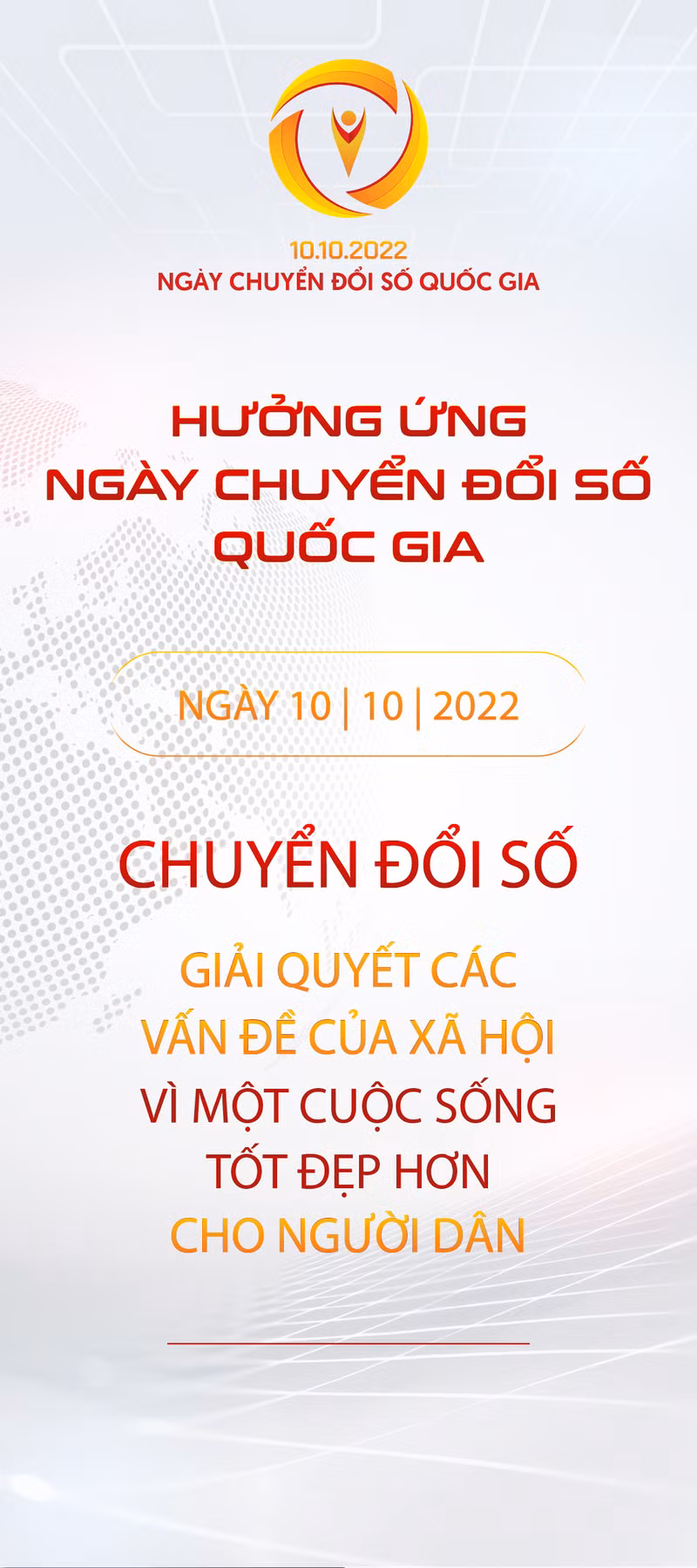 Phổ cập bộ nhận diện Ngày Chuyển đổi số quốc gia 10/10 -0
