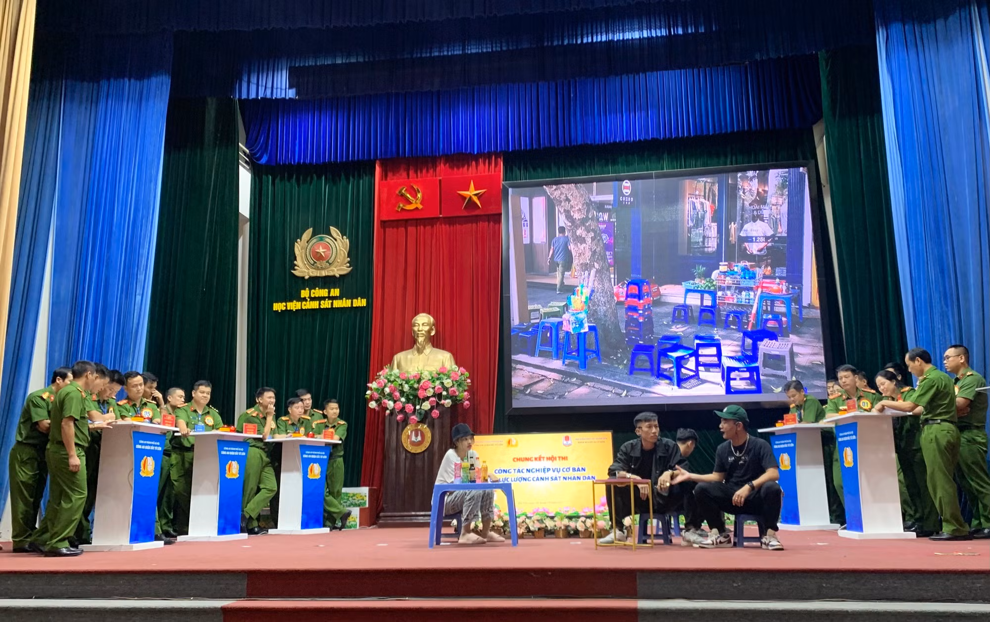 Sôi nổi vòng chung khảo Hội thi công tác nghiệp vụ cơ bản Công an quận Bắc Từ Liêm -0