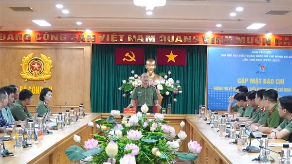 Đại hội Đoàn Thanh niên Bộ Công an lần thứ XXII sẽ khai mạc ngày 18/10