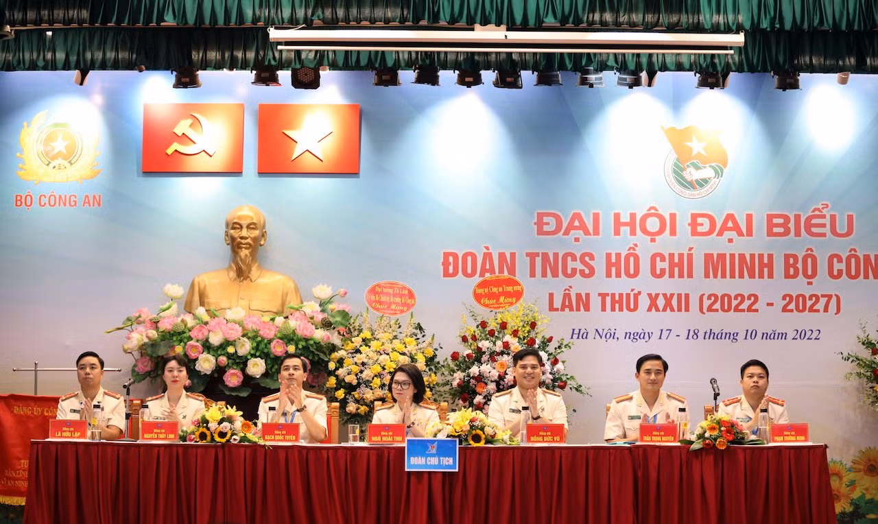Bế mạc Đại hội Đoàn Thanh niên Bộ Công an lần thứ XXII -0