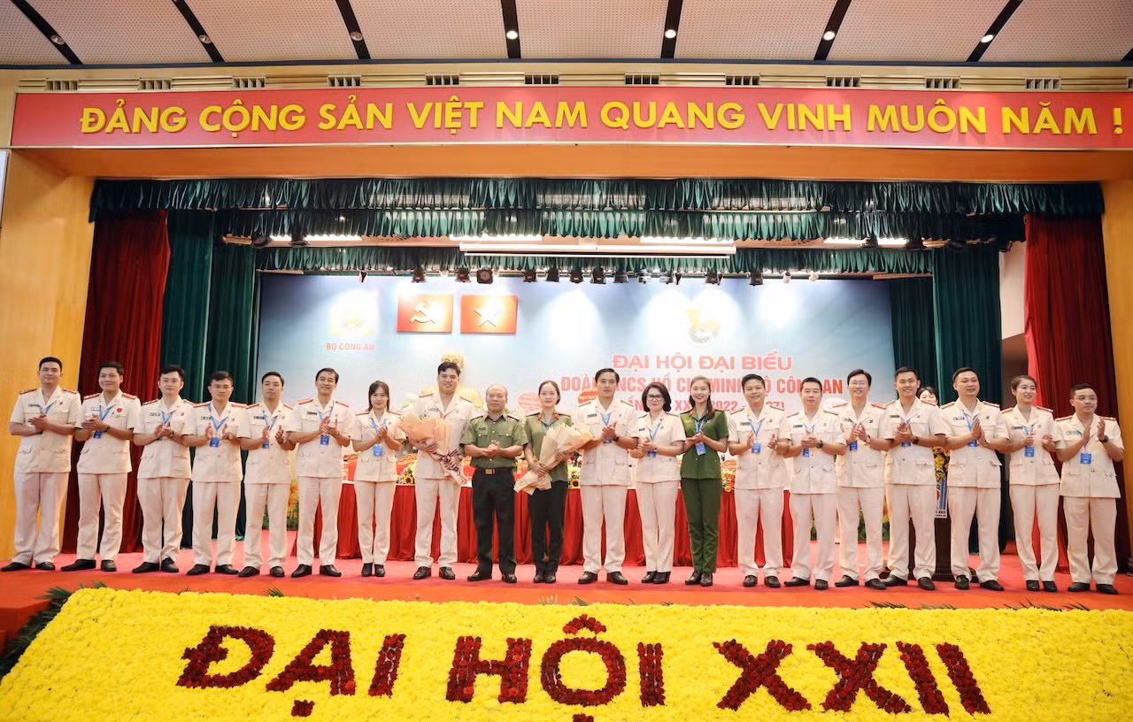 Bế mạc Đại hội Đoàn Thanh niên Bộ Công an lần thứ XXII -1