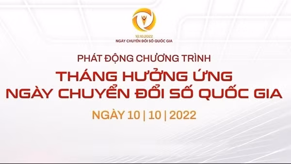 Phổ cập bộ nhận diện Ngày Chuyển đổi số quốc gia 10/10