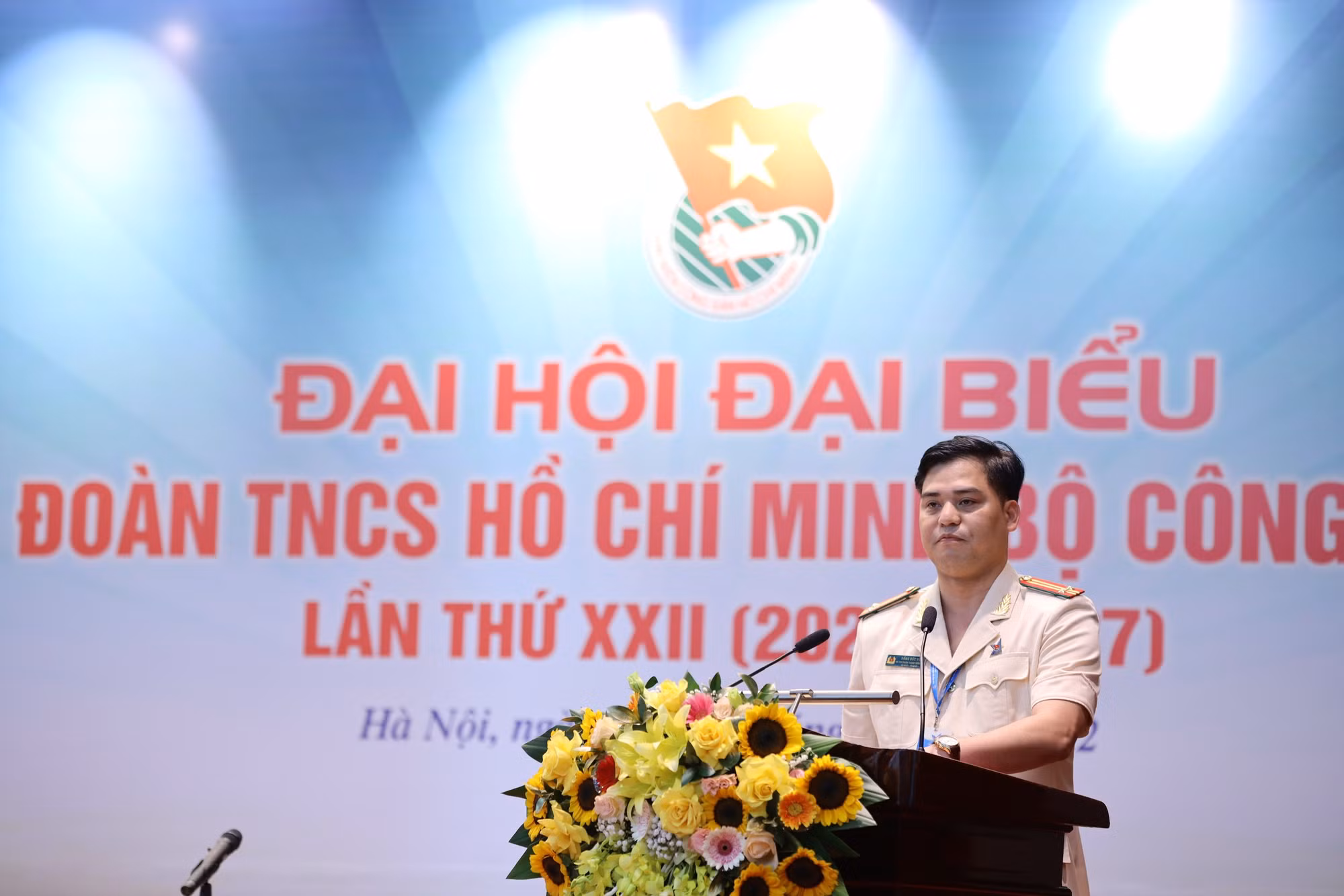 Đại hội đại biểu Đoàn Thanh niên Bộ Công an lần thứ XXII tiến hành Phiên thứ nhất -0