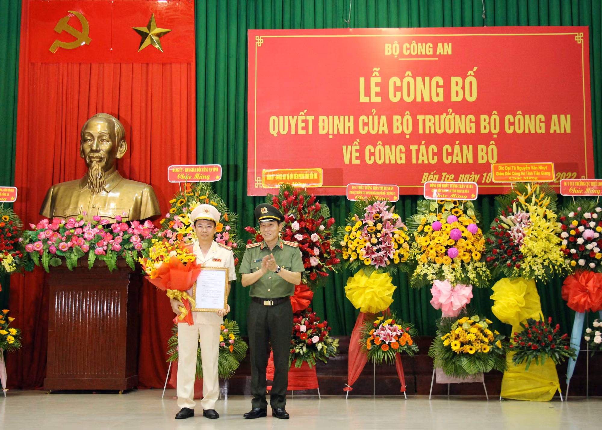 Đại tá Trương Sơn Lâm giữ chức Giám đốc Công an tỉnh Bến Tre -0