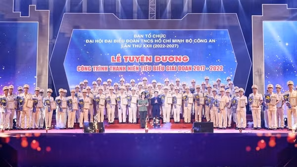 Tuyên dương 77 công trình thanh niên tiêu biểu của tuổi trẻ CAND