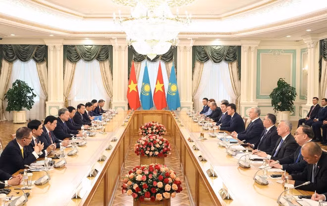 Tổng Bí thư thăm Kazakhstan: Mở ra không gian thúc đẩy hợp tác toàn diện -0
