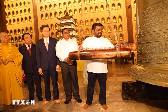 Tổng thống Sri Lanka Anura Kumara Disanayaka thăm chùa Bái Đính -0