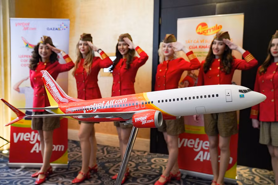 Vietjet ra mắt hãng hàng không Vietjet Qazaqstan -0