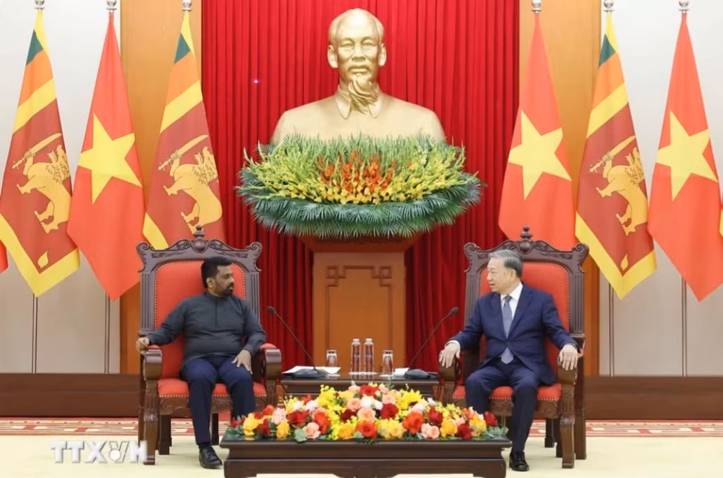 Tổng Bí thư: Việt Nam mong muốn đồng hành và hợp tác với Sri Lanka -0