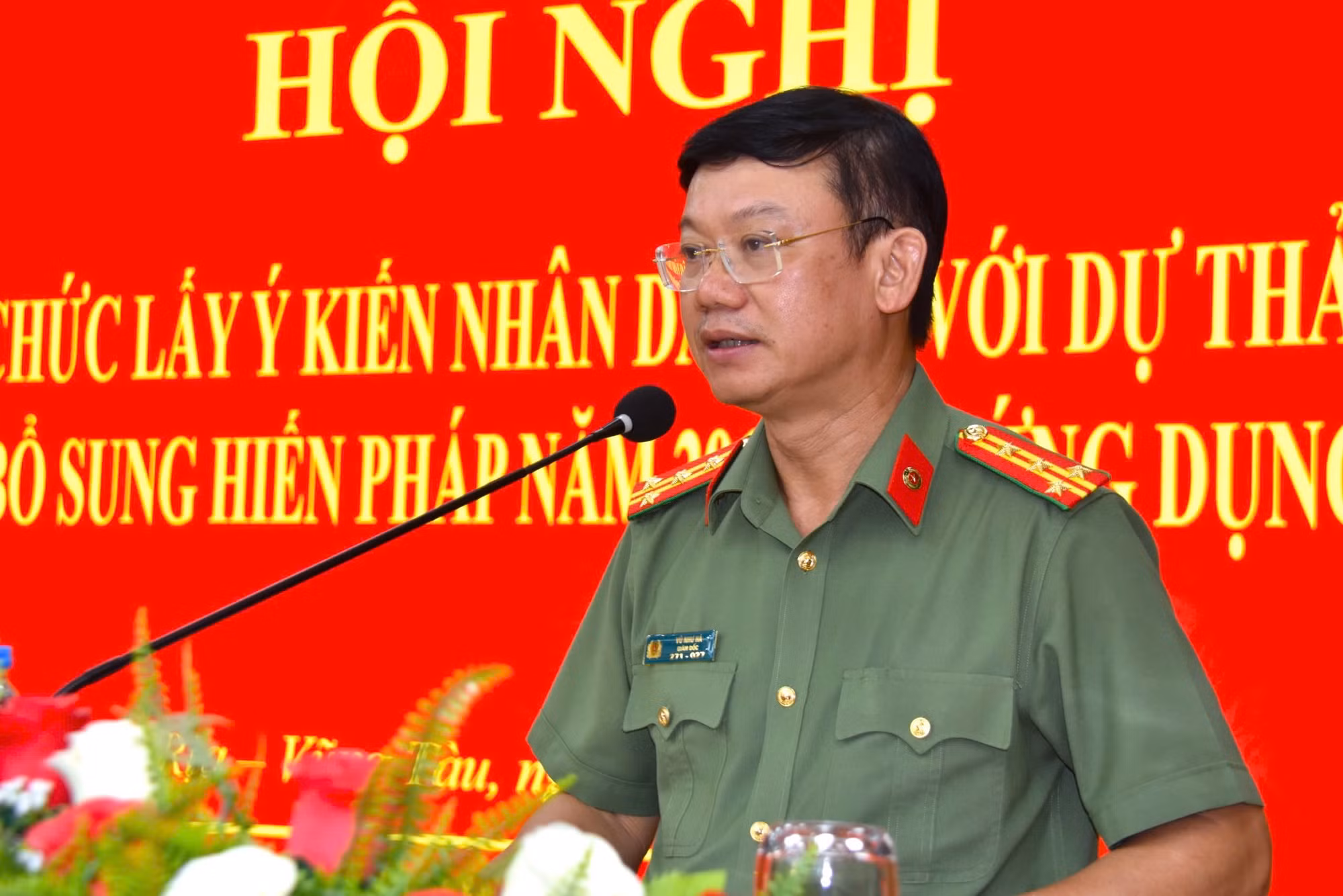 Công an tỉnh đầu tiên triển khai lấy ý kiến nhân dân về Dự thảo sửa đổi Hiến pháp -1
