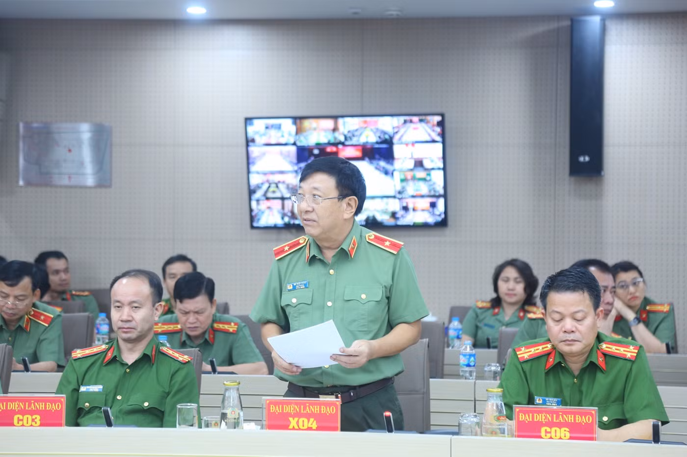 Quán triệt chủ trương, định hướng sửa đổi, bổ sung một số điều của Hiến pháp năm 2013 trong CAND -0