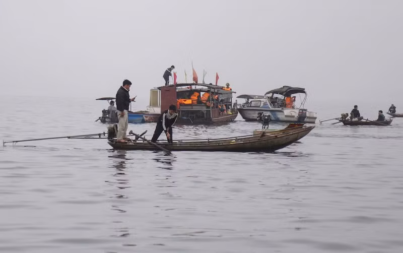 Tìm thấy nạn nhân cuối cùng ở hồ Thác Bà -1