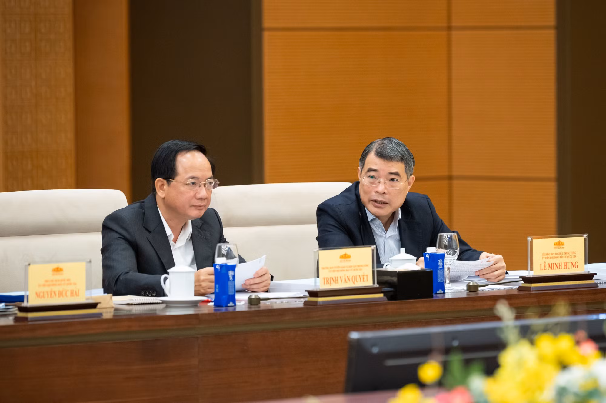 Chủ tịch Quốc hội Trần Thanh Mẫn chủ trì Hội nghị trực tuyến toàn quốc triển khai công tác bầu cử -0
