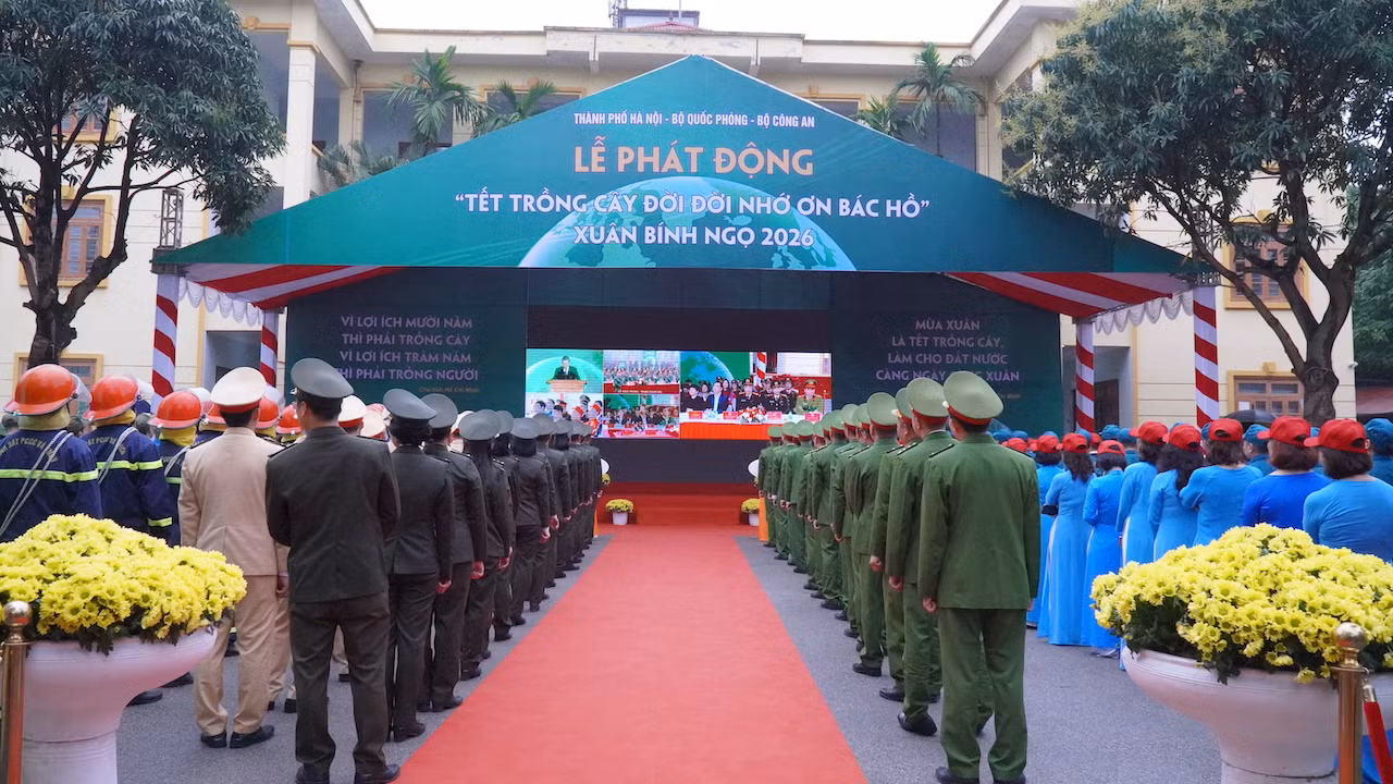 Hưởng ứng phong trào “Tết trồng cây đời đời nhớ ơn Bác Hồ”, Bộ Công an sẽ trồng trên 3 triệu cây các loại -2