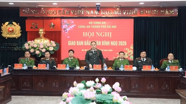 Công an TP Hà Nội đảm bảo tuyệt đối an ninh, an toàn dịp Tết Nguyên đán Bính Ngọ 2026