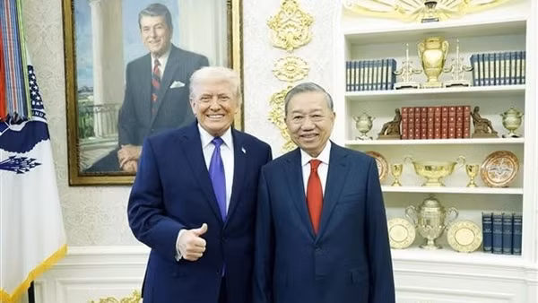 Tổng Bí thư Tô Lâm gặp Tổng thống Hoa Kỳ Donald Trump