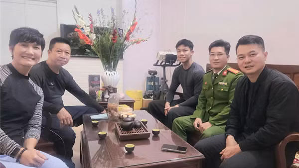 Động viên các tân binh trước ngày lên đường thực hiện nghĩa vụ Công an nhân dân
