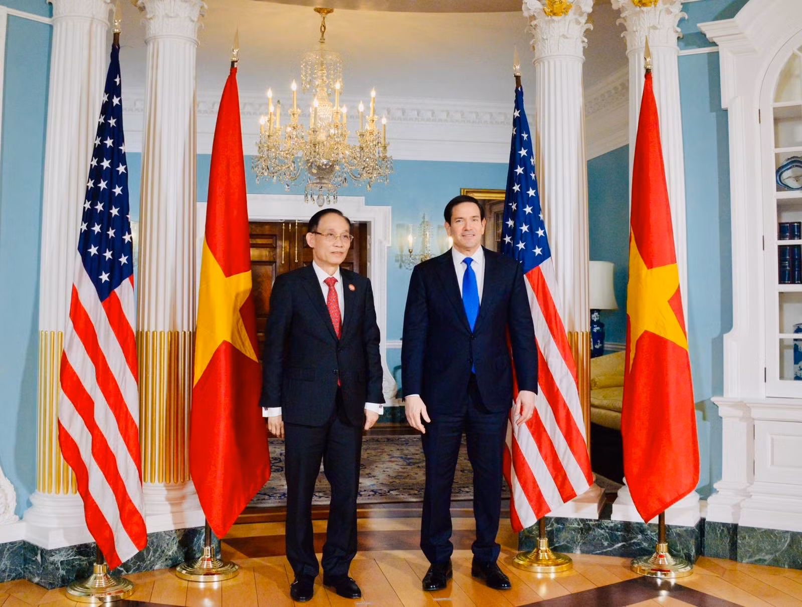 Bộ trưởng Ngoại giao Lê Hoài Trung hội đàm với Ngoại trưởng Hoa Kỳ Marco Rubio -0
