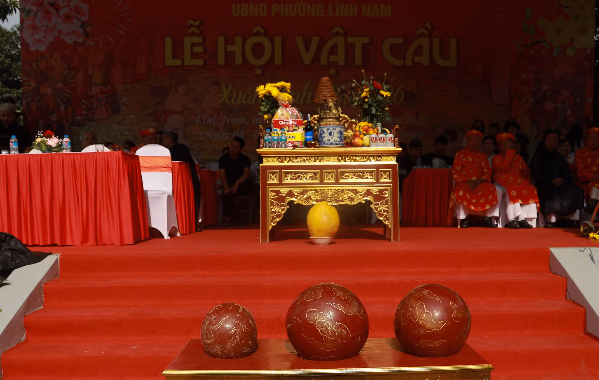 Sôi động hội vật cầu Thúy Lĩnh đầu Xuân 2026 -0