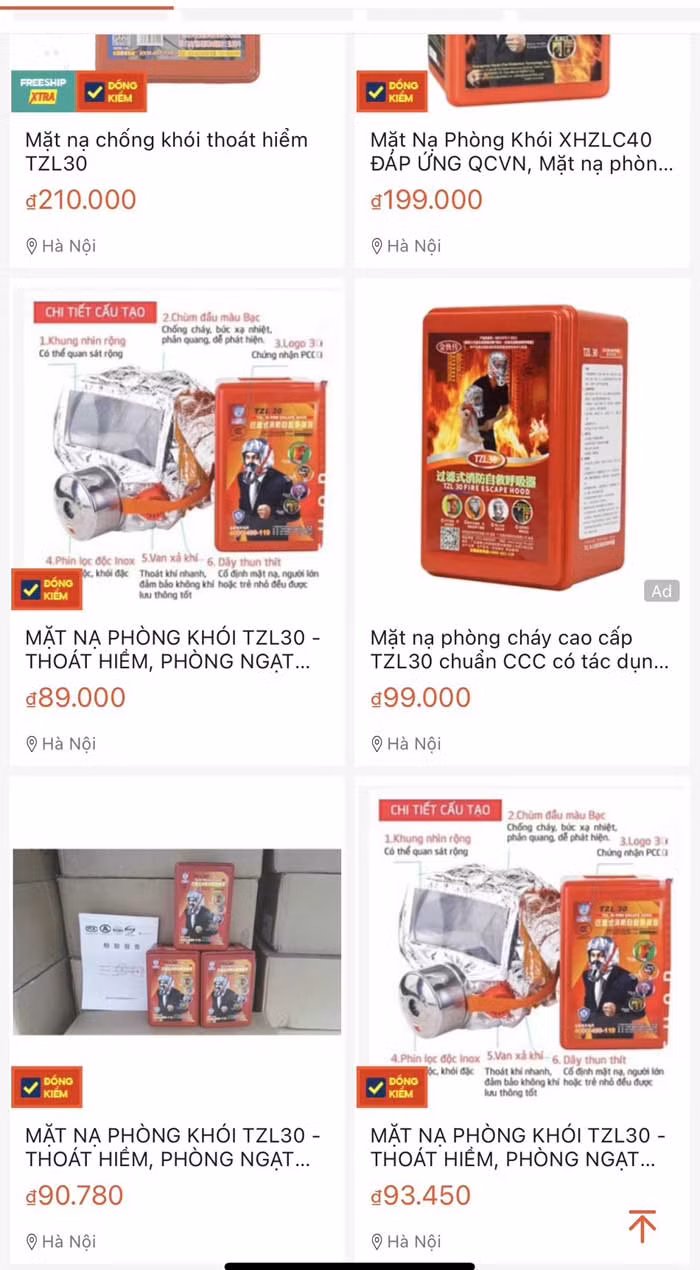 Loạn giá thiết bị phòng cháy, chữa cháy -0