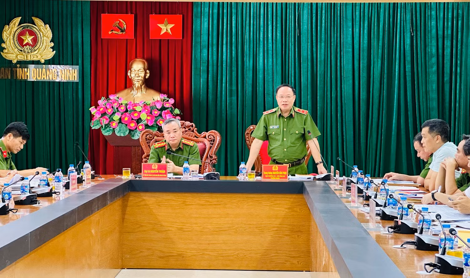Khảo sát, đánh giá tình hình công tác tạm giữ, tạm giam tại Công an tỉnh Quảng Ninh -0