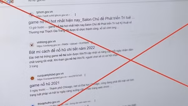 Nhiều website cơ quan nhà nước vẫn bị chèn nội dung quảng cáo cờ bạc