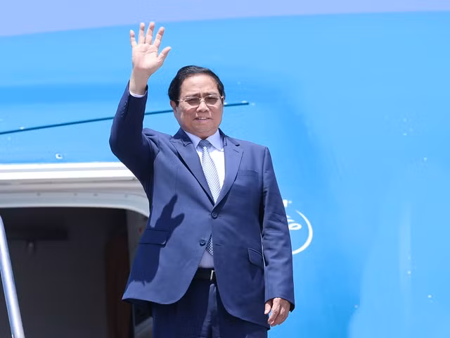 Thủ tướng Phạm Minh Chính tới São Paulo bắt đầu thăm chính thức Brazil -0