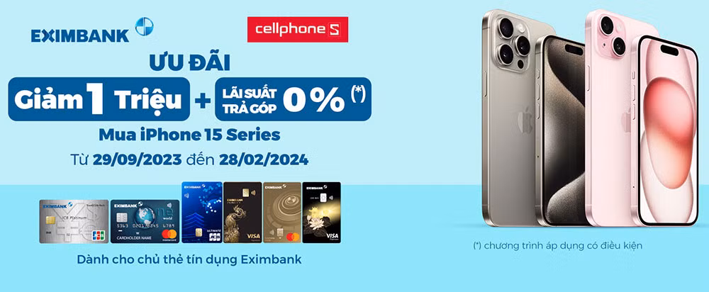 Ưu đãi cực chất cùng thẻ tín dụng Eximbank -0