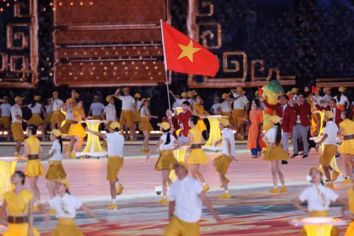 ASIAD 2023: Lung linh đêm khai mạc đậm sắc xanh tại Hàng Châu -0
